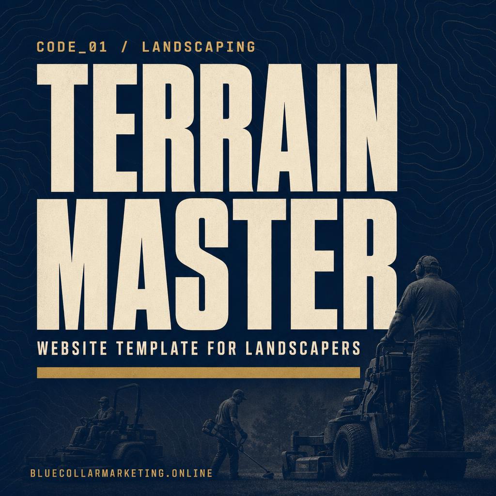 Terrain Master — Landscaping website template