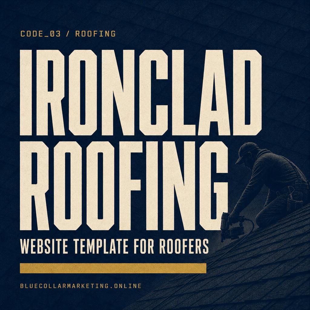Ironclad Roofing — Roofing website template